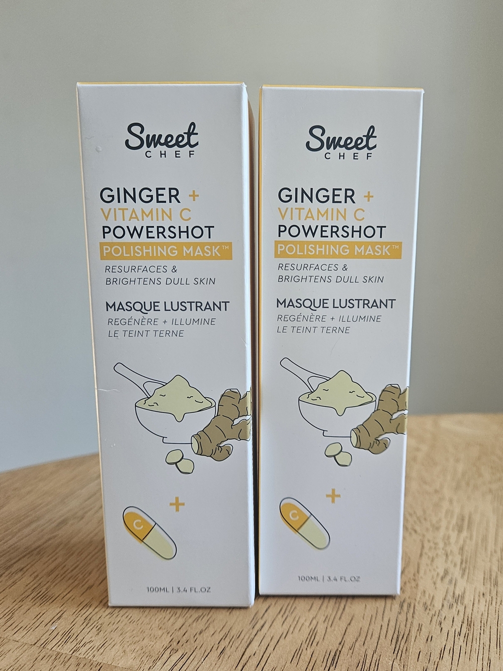 Ginger + Vitamin C Powershot Polishing Mask – 2 Boxes